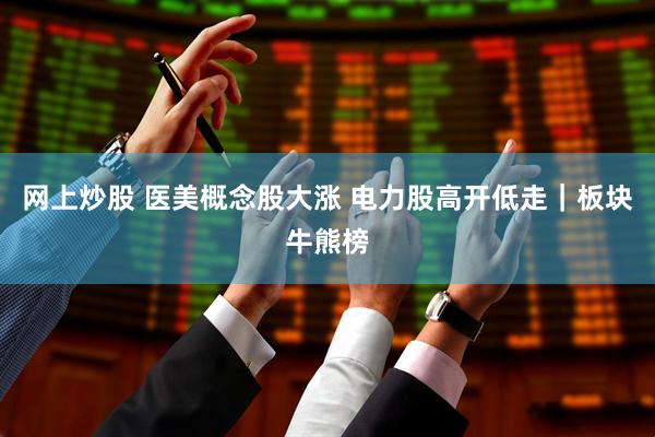 网上炒股 医美概念股大涨 电力股高开低走｜板块牛熊榜