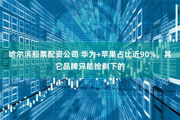 哈尔滨股票配资公司 华为+苹果占比近90%，其它品牌只能捡剩下的