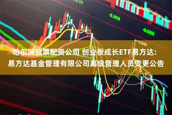 哈尔滨股票配资公司 创业板成长ETF易方达: 易方达基金管理有限公司高级管理人员变更公告